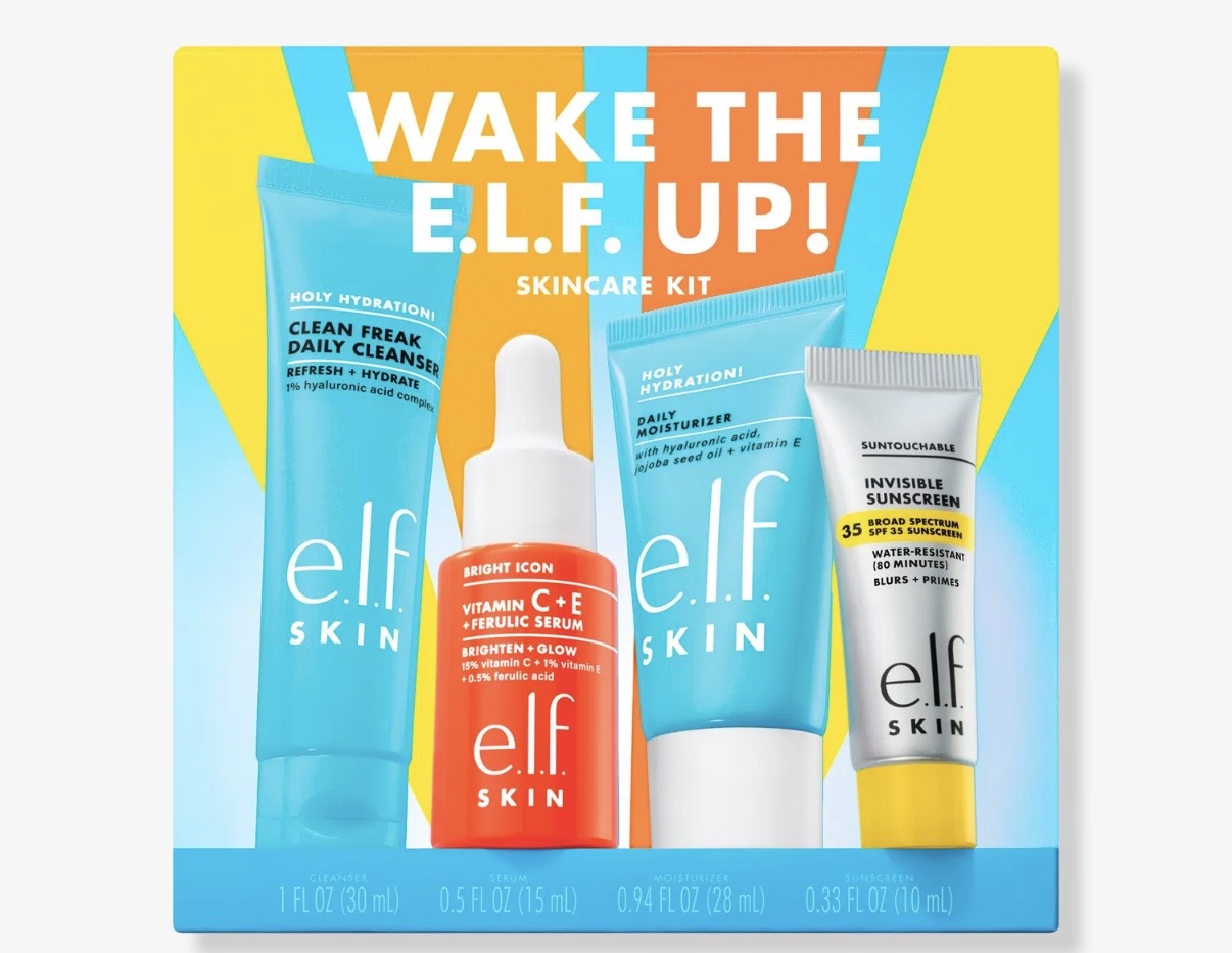 e.l.f. Wake the e.l.f. Up! Skincare Kit