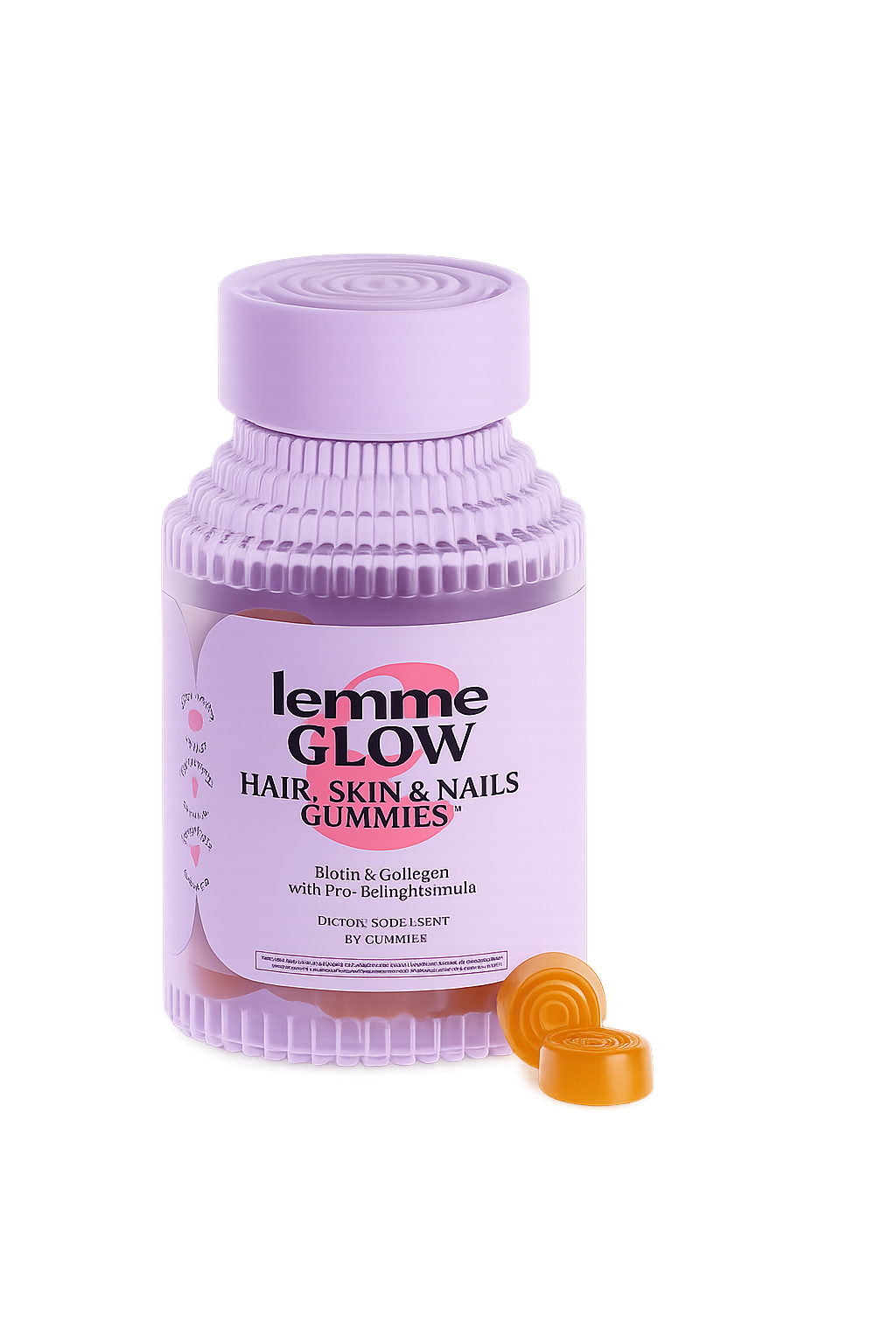 Lemme Glow — Gomitas Cabello, Piel y Uñas
