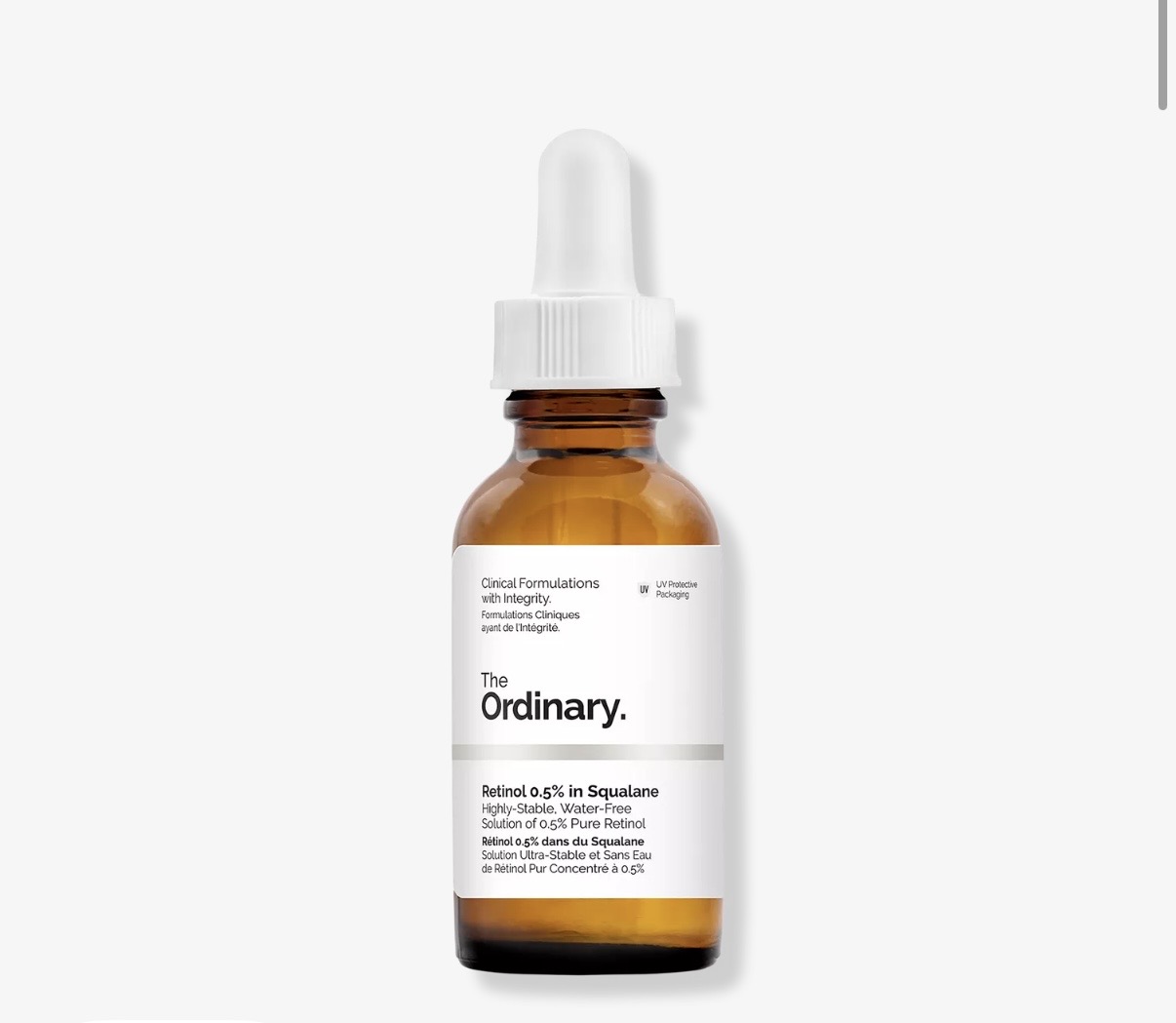 The Ordinary Retinol 0.5% in Squalane